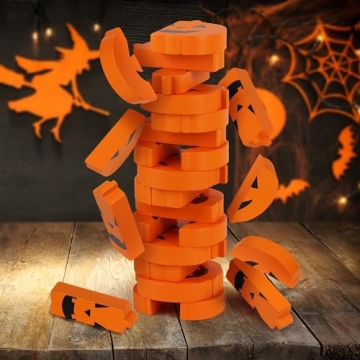 Stack 'O Lantern Wooden Stacking Game for All Ages