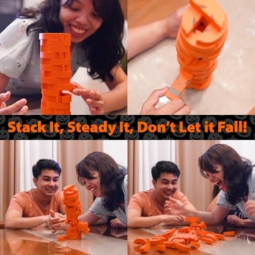 Stack 'O Lantern Wooden Stacking Game for All Ages