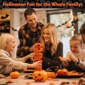 Stack 'O Lantern Wooden Stacking Game for All Ages