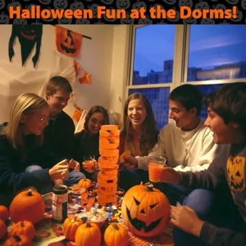 Stack 'O Lantern Wooden Stacking Game for All Ages