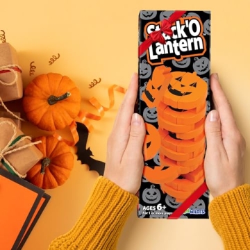 Stack 'O Lantern Wooden Stacking Game for All Ages