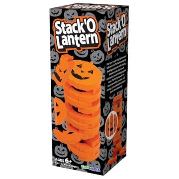 Stack 'O Lantern Wooden Stacking Game for All Ages