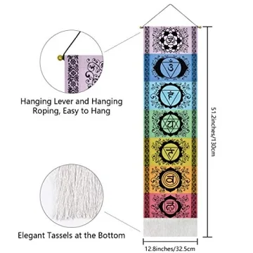 Uspring Colorful Mandala Tapestry for Room Decor