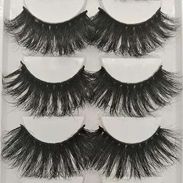 5 Pairs 3D Mink Lashes Natural Fluffy Eyelashes