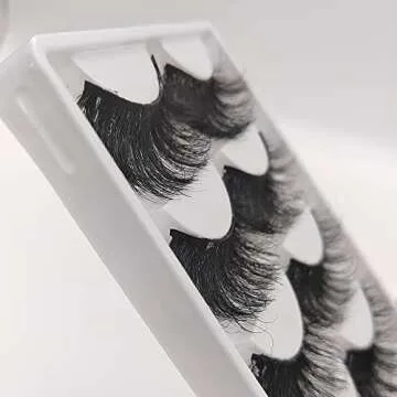 5 Pairs 3D Mink Lashes Natural Fluffy Eyelashes