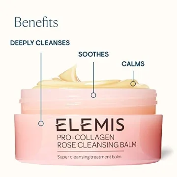 ELEMIS Pro-Collagen Cleansing Balm | Ultra Nourishing Treatment Balm + Facial Mask Deeply Cleanses, Soothes, Calms & Removes Makeup and Impurities