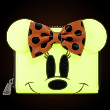 Loungefly Disney Ghost Minnie Glow in the Dark Wallet