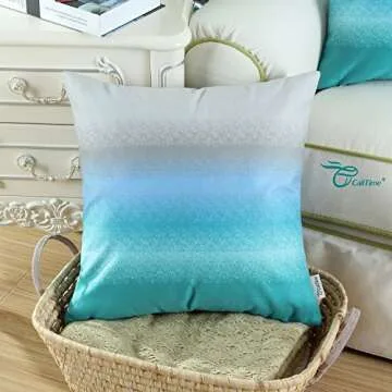 CaliTime Cozy Fleece Throw Pillow Cases for Modern Decor