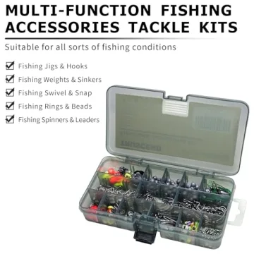 TRUSCEND Fishing Bait Rigs Kit for Freshwater Fishing