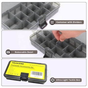 TRUSCEND Fishing Bait Rigs Kit for Freshwater Fishing