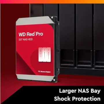 Western Digital 20TB WD Red Pro NAS Internal Hard Drive