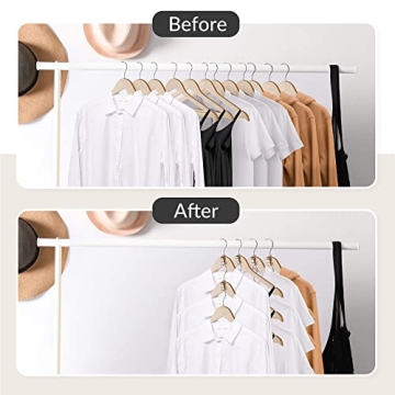 Durable ZEDODIER Hanger Connector Hooks to Save Closet Space