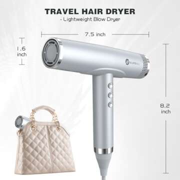 Slopehill Hair Dryer: Powerful, Fast, Lightweight & Ionic