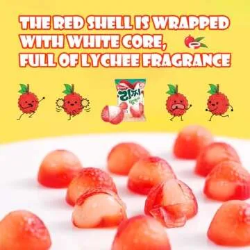 Fruit Peelable Candy - 4D peelable Gummies, 9.46oz Jelly Filled Gummies, Gluten Free Individually Wrapped Korean Snacks, Sweet Crystal Fudge for Party Father's Day Gifts (4 Bags)