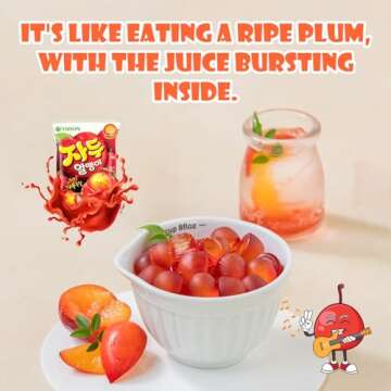 Fruit Peelable Candy - 4D peelable Gummies, 9.46oz Jelly Filled Gummies, Gluten Free Individually Wrapped Korean Snacks, Sweet Crystal Fudge for Party Father's Day Gifts (4 Bags)