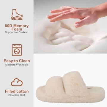 FamilyFairy Faux Fur Slippers for Luxurious Comfort