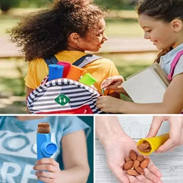 Colorful Wpunwen Silicone Ice Pop Molds for Kids