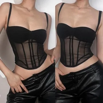 Aululafu Women's Stylish Sleeveless Floral Cami Top