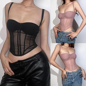 Aululafu Women's Stylish Sleeveless Floral Cami Top