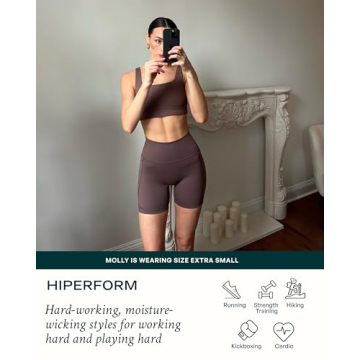 PAVOI ACTIVE HiPerform Women's Butt Sculpting Biker Shorts