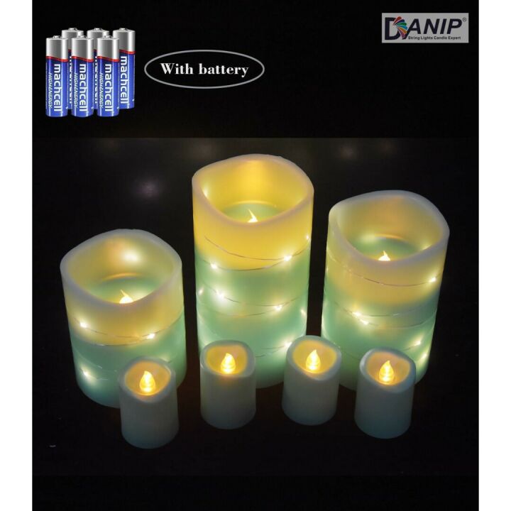 LED Flameless Candle Set with Remote Control