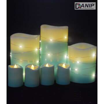 LED Flameless Candle Set with Remote Control