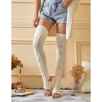 Leoparts Extra Long Leg Warmers for Winter Style and Comfort