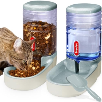 Automatic Pet Feeder and Waterer for Small Medium Pets
