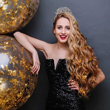 Happy New Year Rhinestone Headband for Parties