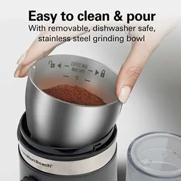 Hamilton Beach Electric Coffee Grinder for Beans & Spices