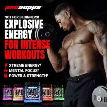 PROSUPPS® Mr. Hyde® Xtreme Pre-Workout Powder Energy Drink - Intense Sustained Energy, Pumps & Foc...