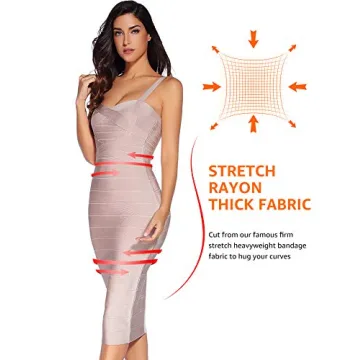 Chic Midi Bodycon Dress for Women Perfect for Weddings