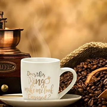 Maustic Engagement Gift Coffee Mug with Funny Quote