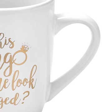 Maustic Engagement Gift Coffee Mug with Funny Quote