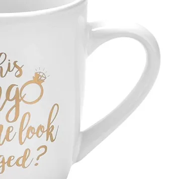 Maustic Engagement Gift Coffee Mug with Funny Quote