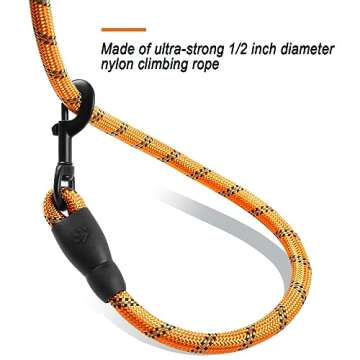 Heavy Duty BARKBAY Dog Leash for Large Dogs - 5ft