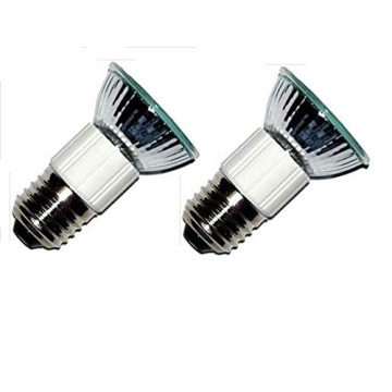 Package of 2 Light Bulbs, Z0B0011 50W JDR E27 75mm Range Hood Appliance Lamps