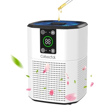Air Purifier for Home Bedroom, Cobectal Room Air Cleaner with H13 True HEPA 3-in-1 Filter, Aroma Fun...