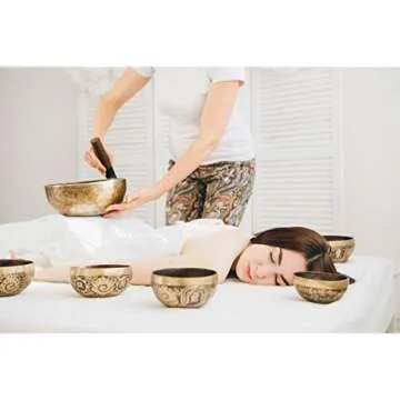 10" Large Master Healing Tibetan Singing Bowl for Meditation