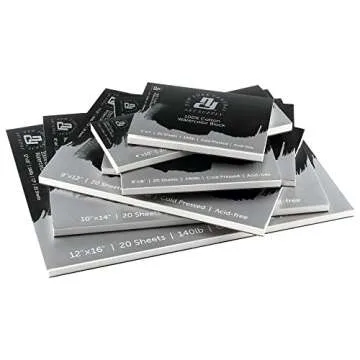 New York Central Cotton Watercolor Paper Blocks - 2 Pack 140lb