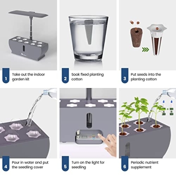 Wattne Hydroponics System: 9 Pods for Home Gardening