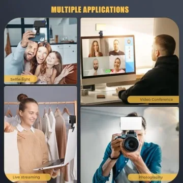 MACTREM 168 LED Selfie Light - Portable & Rechargeable