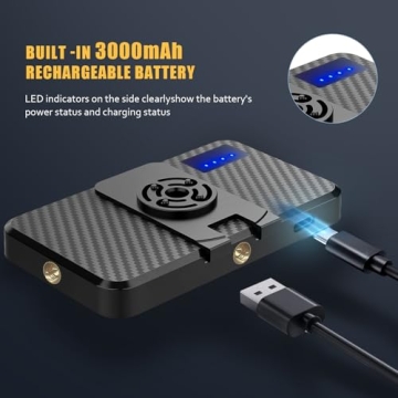 MACTREM 168 LED Selfie Light - Portable & Rechargeable