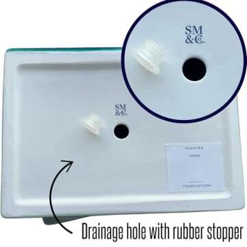 Steel Mill & Co Original Small Book-Shaped Decorative Planter, Ceramic Planter for Home Decor, Cute Bookshelf Decor, Unique Planter for Book Lovers, Classic Titles, Jane Austen