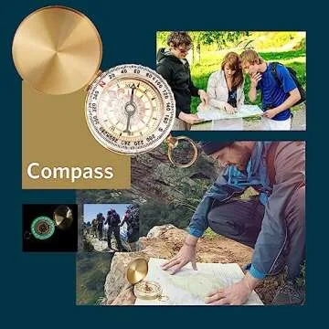 ABPIR Survival Kits, Gifts for Christmas Men Dad Husband Him, 13 in 1 Survival Gear and Equipment Ta...