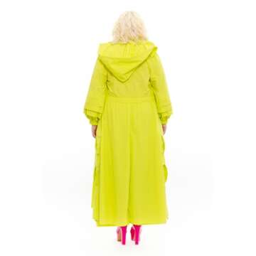 CHAOUICHE Waterproof Maxi Raincoat for Women