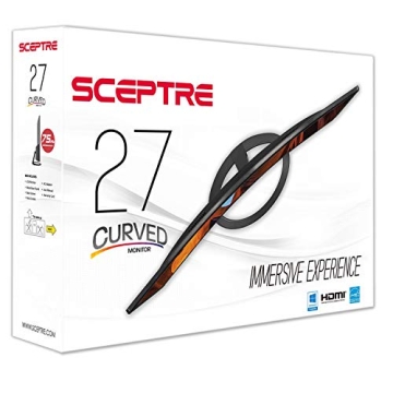 Sceptre 27" Curved LED Monitor - Immersive Gaming Experience