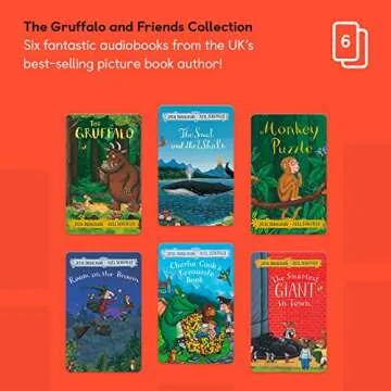 Yoto Gruffalo & Friends Collection by Julia Donaldson – 6 Kids Audio Cards for Use with Player & M...