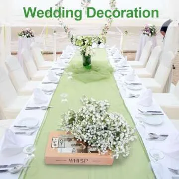 Gumolutin Long Stem Artificial Baby Breath Flowers 15Pcs