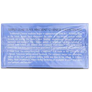 Triple Leaf Tea, Herbal Laxative, 20 Tea Bags (Pack of 6)